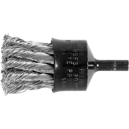 Pferd Cup Knot, End Flared, .014SS Wire 83098